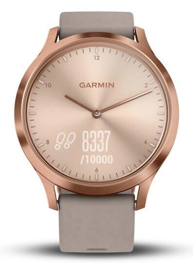 GARMIN VIVOMOVE HR ROSE GOLD retail price, hand price, specifications and - AskMe.Watch