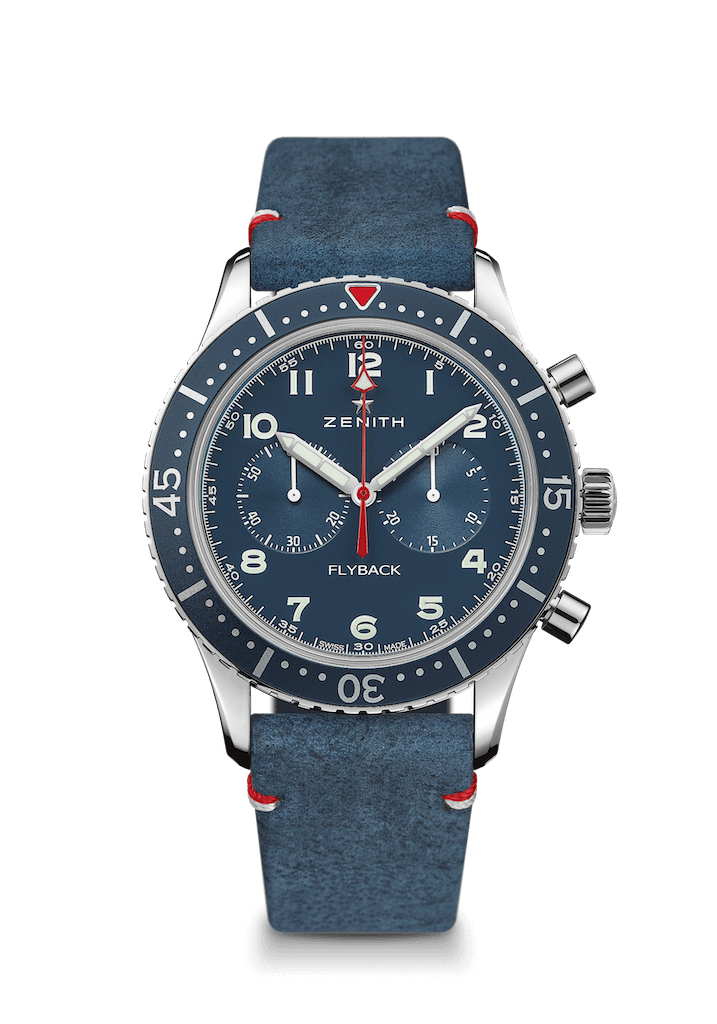 ZENITH PILOT CRONOMETRO TIPO CP-2 FLYBACK 43mm 03.2241.405/51.C915 Blue