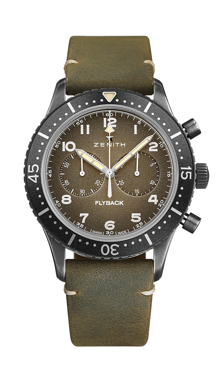 ZENITH PILOT CRONOMETRO TIPO CP-2 FLYBACK 43mm 11.2240.405/21.C773 Brown