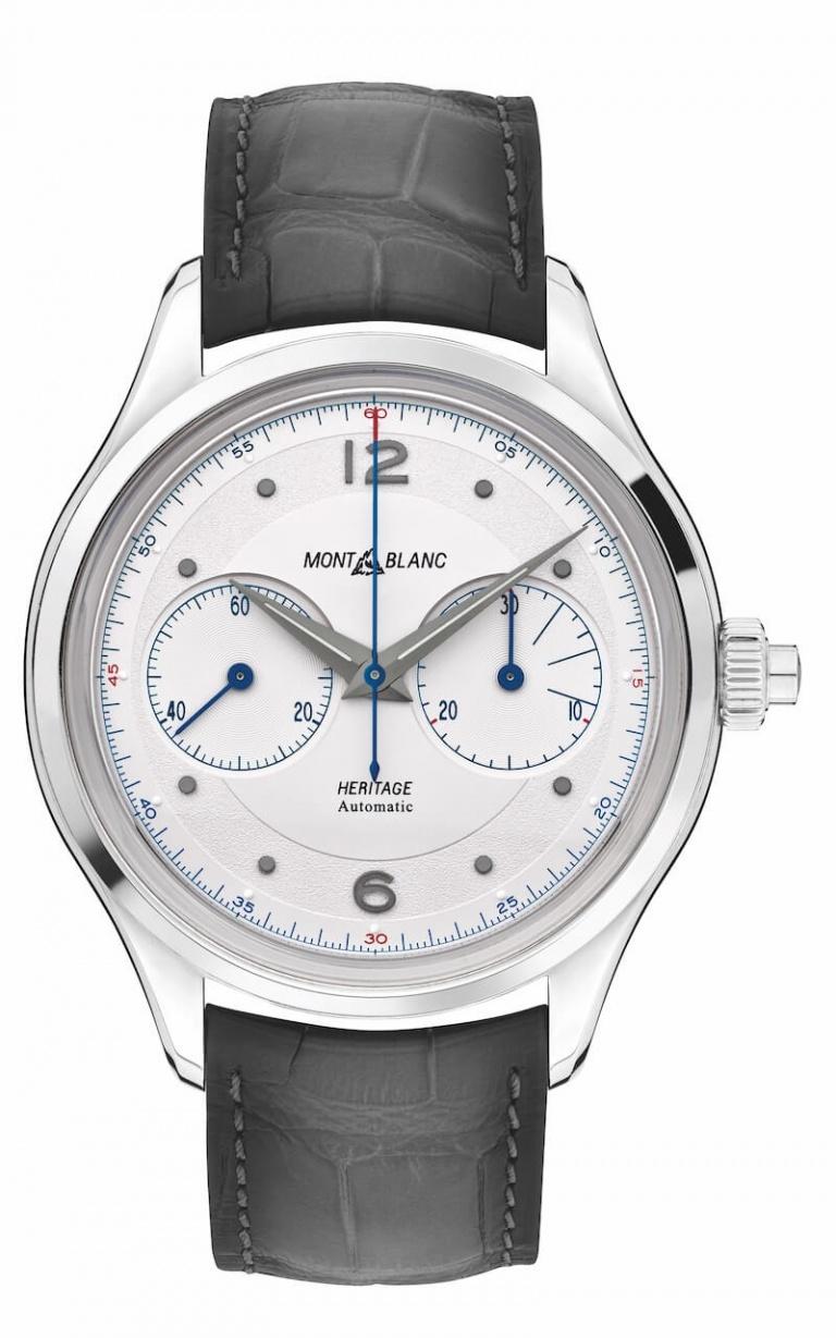 MONTBLANC HERITAGE MONOPUSHER CHRONOGRAPH 42mm 119951 Silver