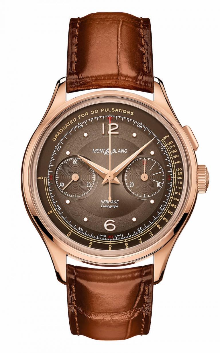 MONTBLANC HERITAGE PULSOGRAPH 40mm 126095 Brown