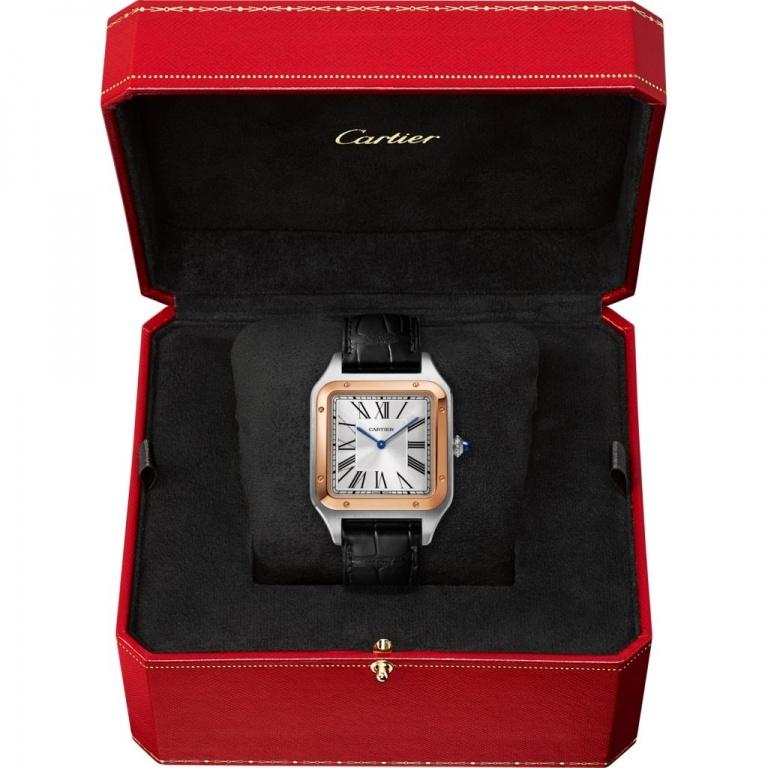 CARTIER SANTOS-DUMONT EXTRA LARGE 46.6mm W2SA0017 Silver