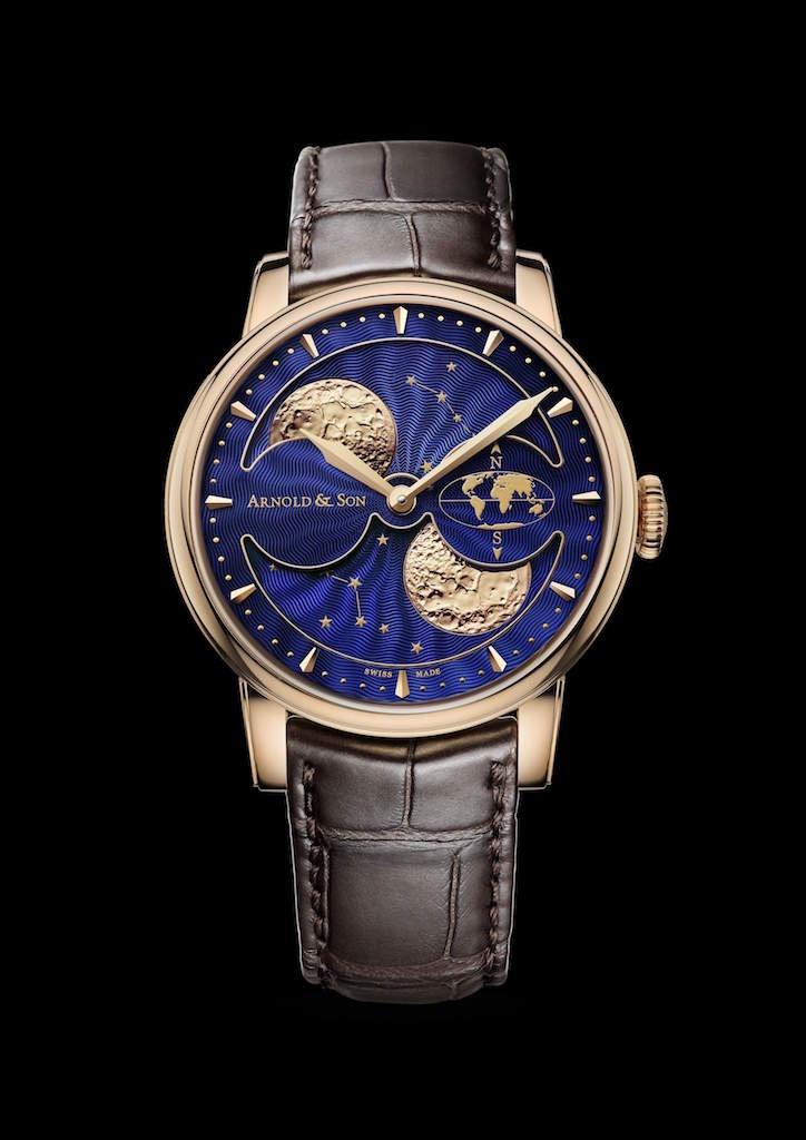 ARNOLD & SON ROYAL COLLECTION DOUBLE HEMISPHERE PERPETUAL MOON 42mm 1GLAR.U03A.C122A Blue