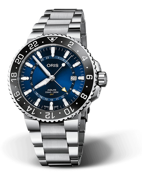 ORIS AQUIS GMT DATE 43.5mm 01 798 7754 4135-07 8 24 05PEB Blue