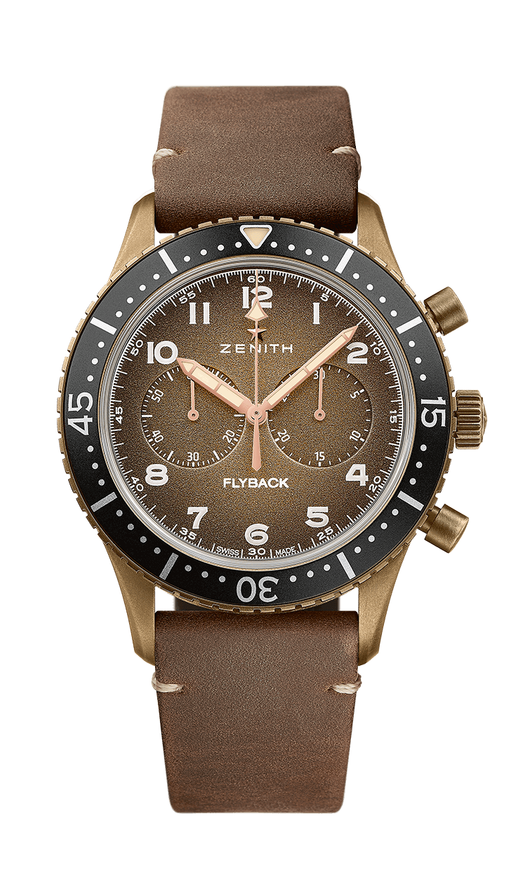 ZENITH PILOT CRONOMETRO TIPO CP-2 FLYBACK 43mm 29.2240.405/18.C801 Brown