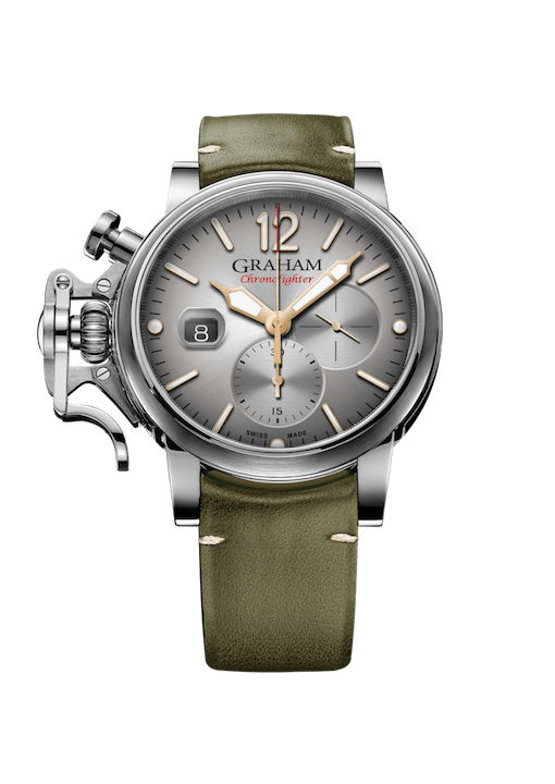 GRAHAM CHRONOFIGHTER GRAND VINTAGE 47mm 2CVDS.S02A Silver