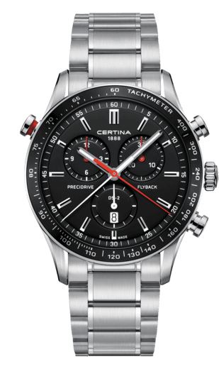 CERTINA SPORT DS-2 CHRONOGRAPH FLYBACH 43mm C024.618.11.051.01 Black