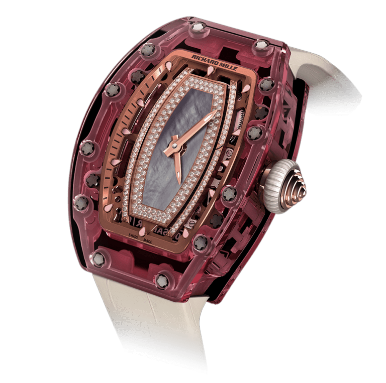 RICHARD MILLE RM AUTOMATIC PINK SAPPHIRE 45.66mm RM 07-02 Squelette