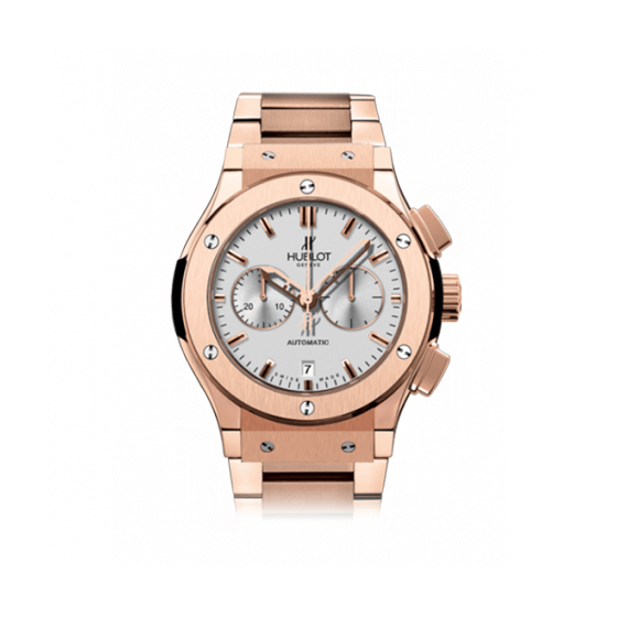 HUBLOT CLASSIC FUSION CHRONOGRAPH KING GOLD 45mm 541.OX.2610.OX Silver