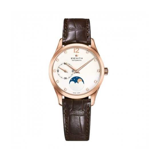 ZENITH CAPTAIN ULTRA THIN LADY MOONPHASE 33mm 18.2311.692/03.C498 White