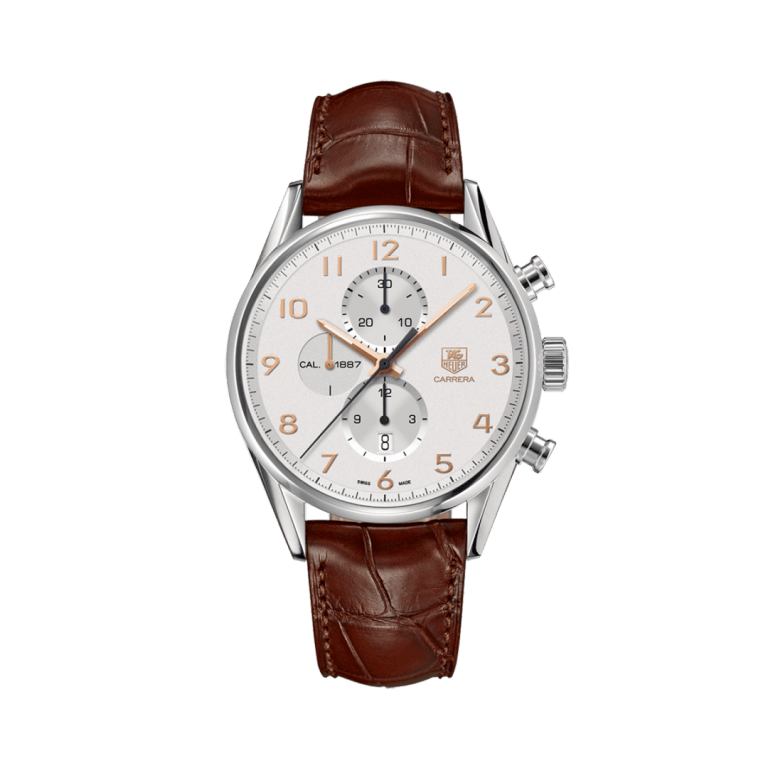 TAG HEUER CARRERA CHRONOGRAPH AUTOMATIC 43mm CAR2012.FC6236 White
