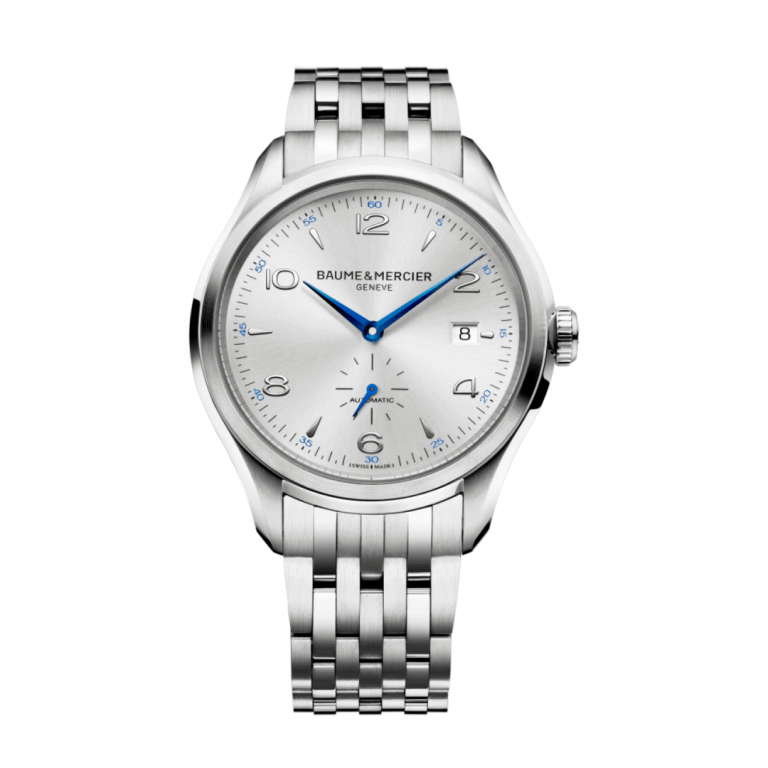 BAUME & MERCIER CLIFTON SMALL SECOND DATE 41mm 10099 Silver