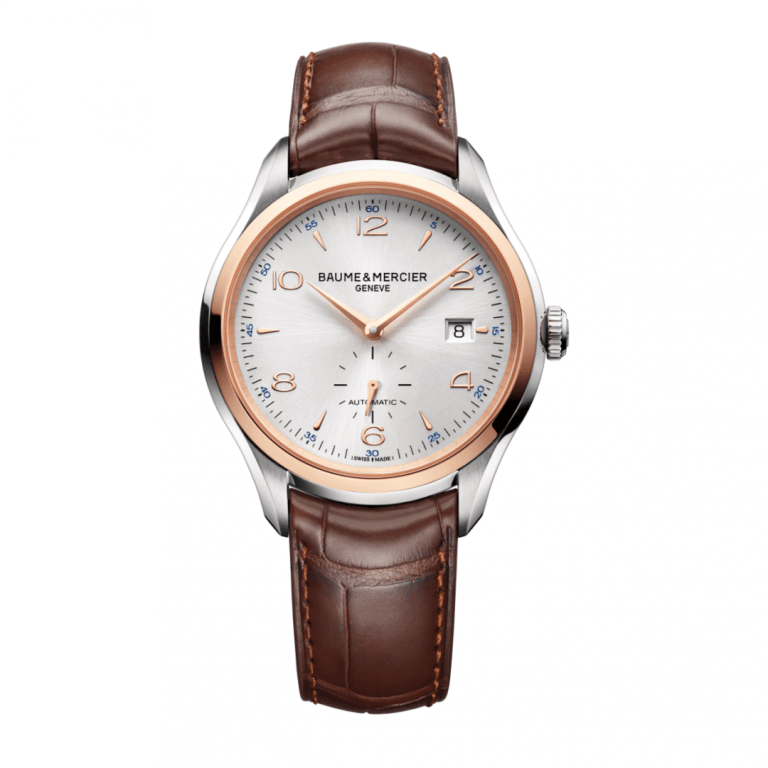 BAUME & MERCIER CLIFTON SMALL SECOND DATE 41mm 10139 Silver