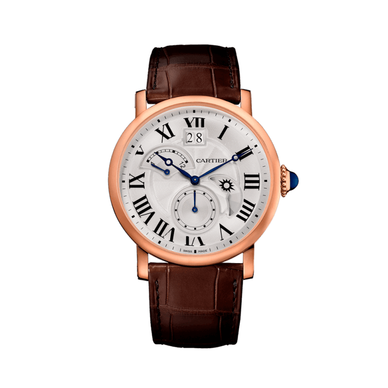 CARTIER ROTONDE BIG DATE DUAL TIME 42mm W1556240 Silver