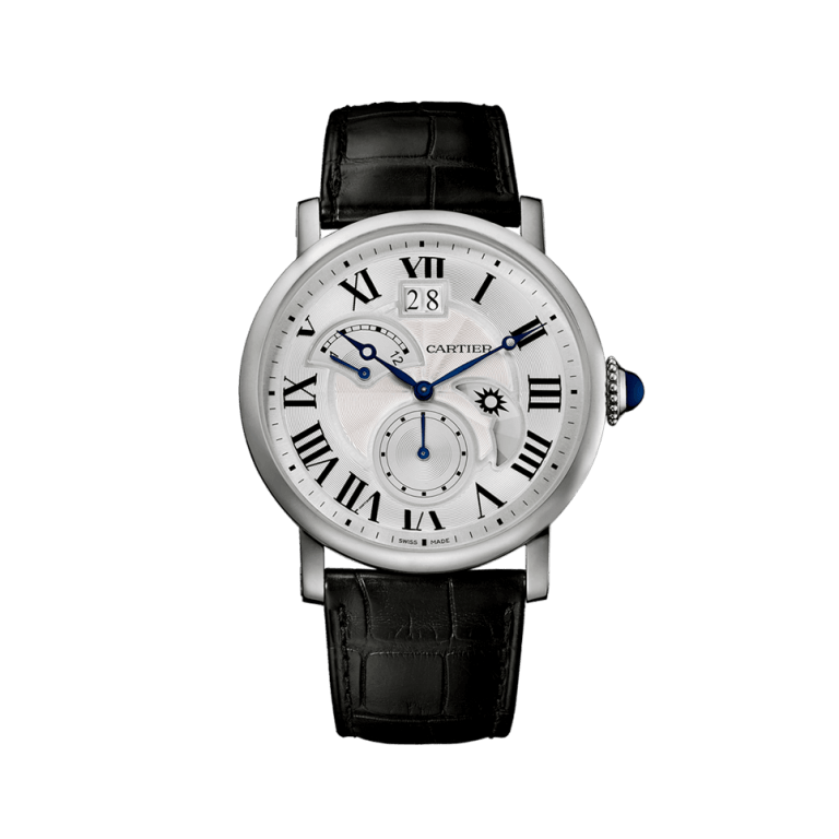 CARTIER ROTONDE BIG DATE DUAL TIME 42mm W1556368 Silver