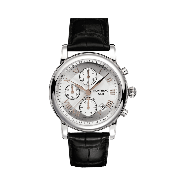 MONTBLANC STAR CHRONOGRAPH GMT AUTOMATIC 42mm 36967 Silver