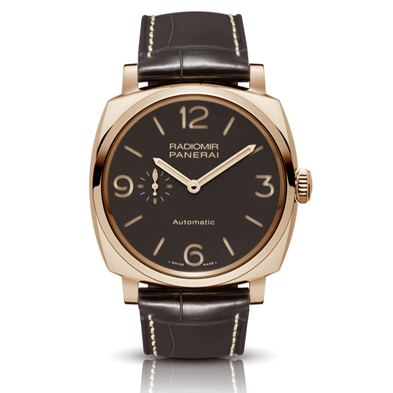 PANERAI RADIOMIR 1940 3 DAYS AUTOMATIC ORO ROSSO 45mm PAM00573 Brown