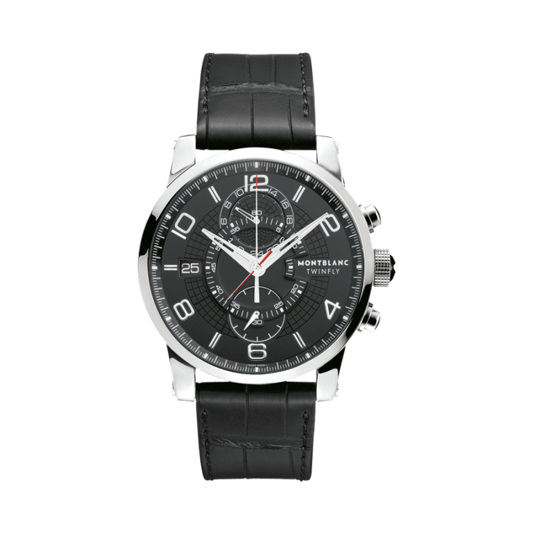 MONTBLANC TIMEWALKER TWINFLY CHRONOGRAPH 43mm 105077 Black