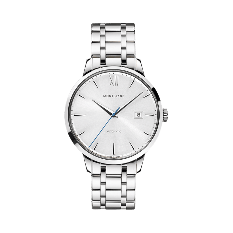 MONTBLANC HERITAGE SPIRIT DATE AUTOMATIC 41mm 111581 Silver