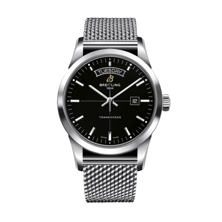 BREITLING TRANSOCEAN DAY & DATE 43mm A4531012-BB69-154A Black