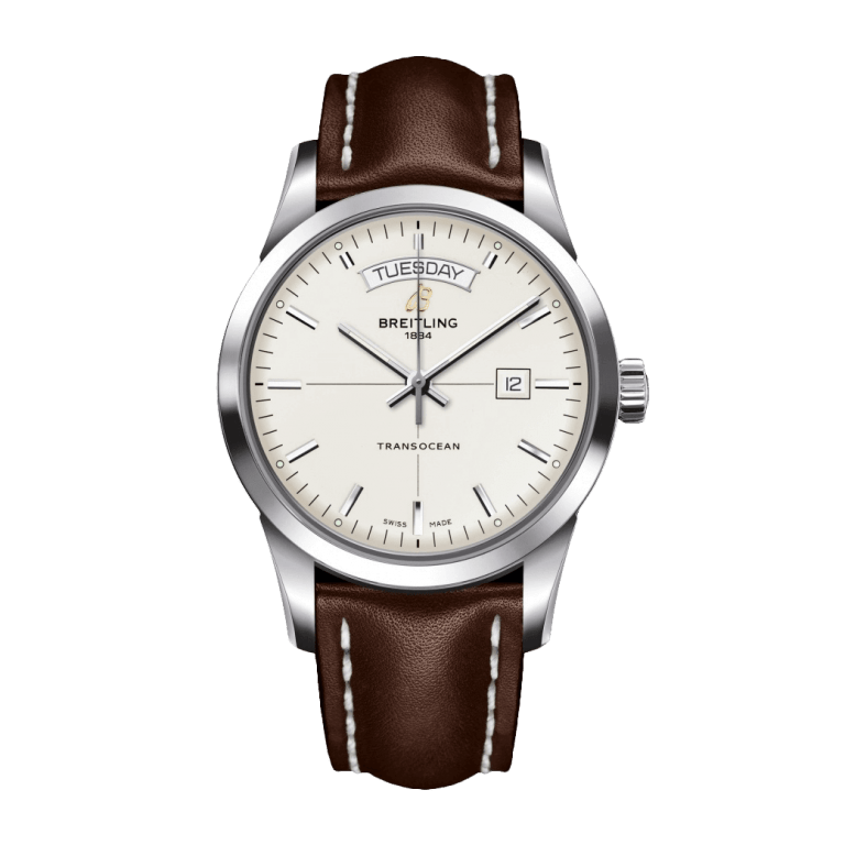 BREITLING TRANSOCEAN DAY & DATE 43mm A4531012-G751-437X-A20BA.1 White