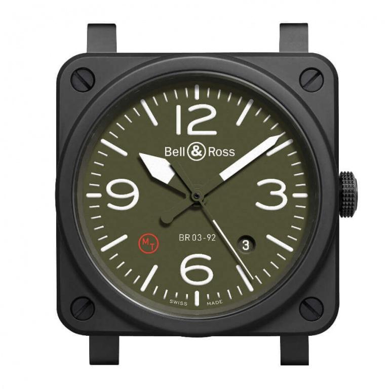 BELL & ROSS INSTRUMENTS BR 03 BR 03-92 MILITARY TYPE 42mm BR0392-MIL-CE Autres