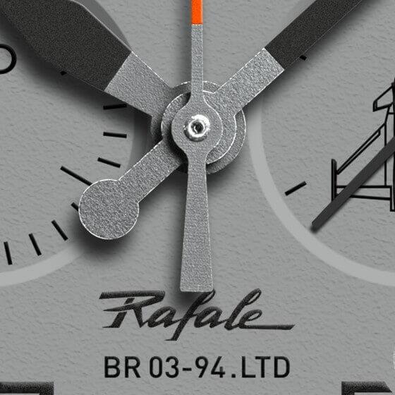 BELL & ROSS INSTRUMENTS BR 03 BR 03 RAFALE 42mm BR0394-RAFALE-CE Grey