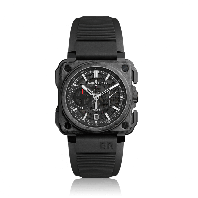 BELL & ROSS EXPERIMENTAL BR-X1 CARBON FORGE 45mm BRX1-CE-CF-BLACK Squelette