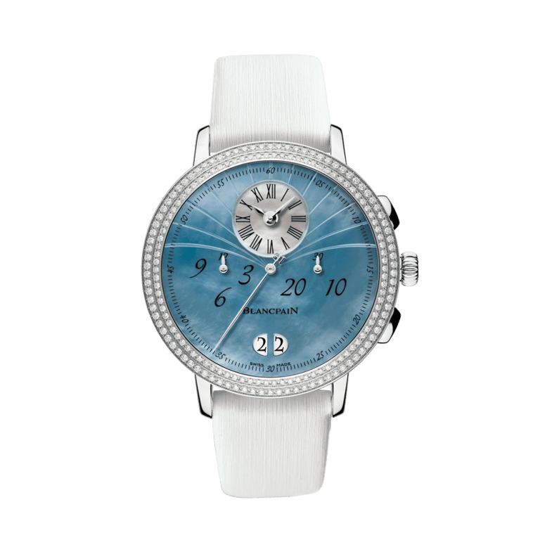 BLANCPAIN WOMEN BIG DATE FLYBACK CHRONOGRAPH 38.6mm 3626-4544L-64A Blue