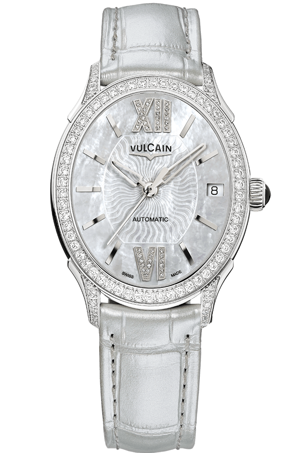 VULCAIN FIRST LADY STEEL & DIAMONDS 37.6mm 61S164N1S.BAL413 Other