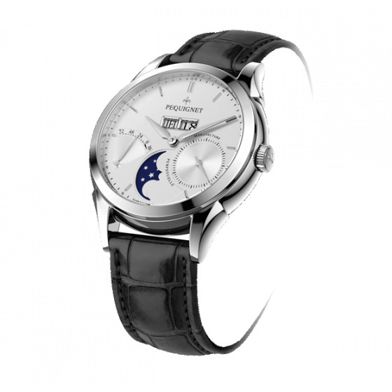 PEQUIGNET MANUFACTURE RUE ROYALE 42mm 9010433F CN White