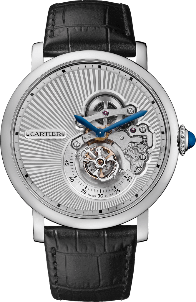 CARTIER ROTONDE FLYING TOURBILLON REVERSED DIAL 46mm W1556246 Squelette