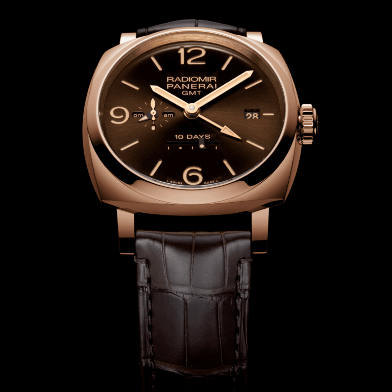 PANERAI RADIOMIR 1940 10 DAYS GMT AUTOMATIC ORO ROSSO 45mm PAM00624 Brown
