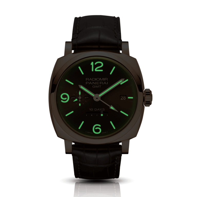 PANERAI RADIOMIR 1940 10 DAYS GMT AUTOMATIC ORO ROSSO 45mm PAM00624 Brown