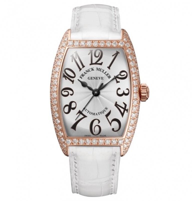 FRANCK MULLER CURVEX JEWELRY 29mm 7500SCATFOD15N Silver