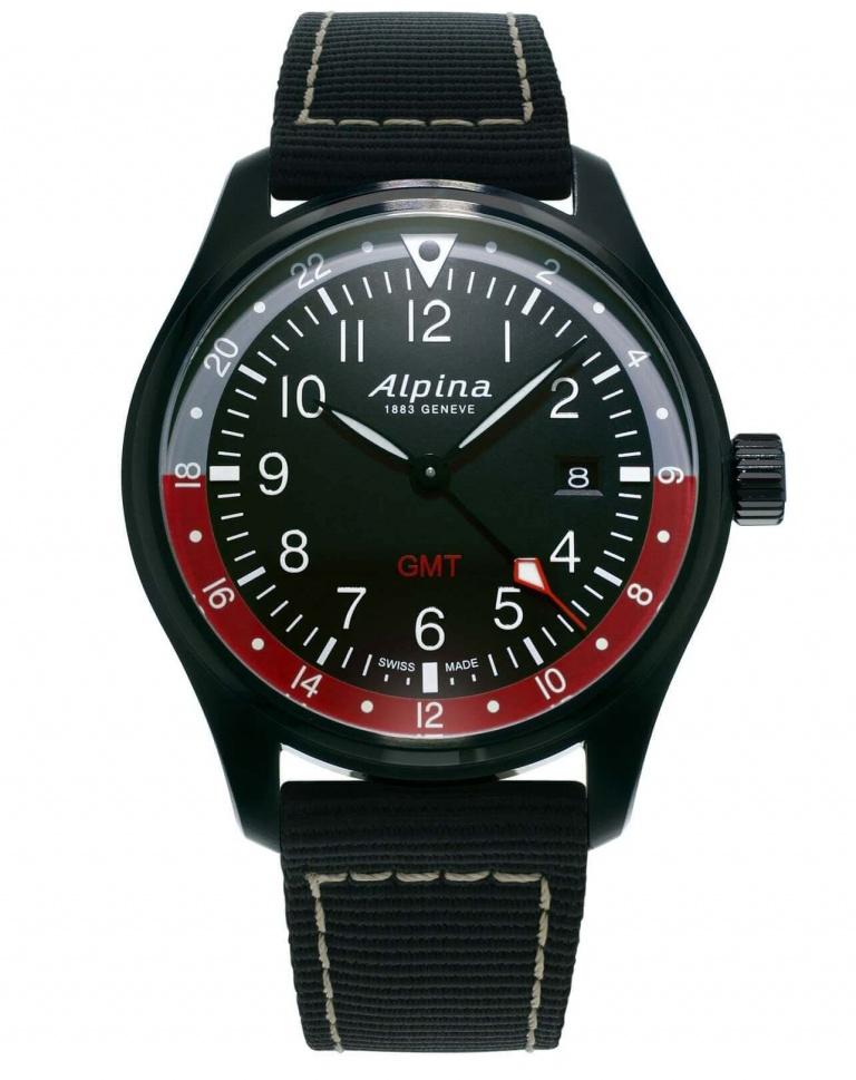 ALPINA STARTIMER PILOT QUARTZ 42mm AL-247BR4FBS6 Noir