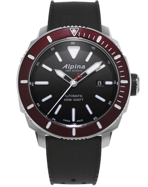 ALPINA SEASTRONG DIVER 300 44mm AL-525LBBRG4V6 Black