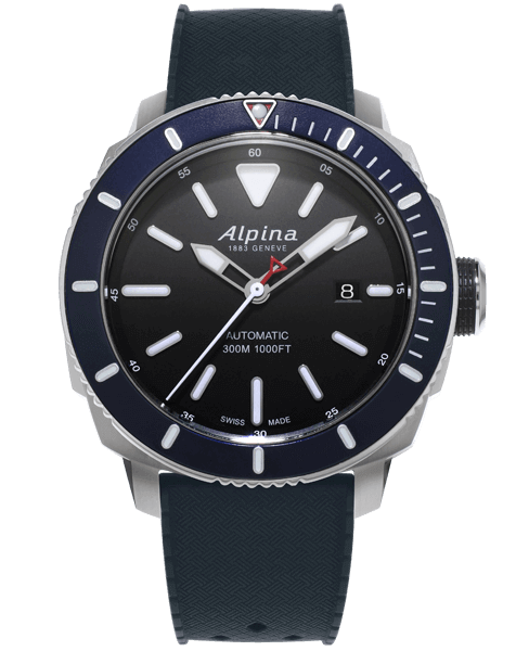 ALPINA SEASTRONG DIVER 300 44mm AL-525LBN4V6B Black