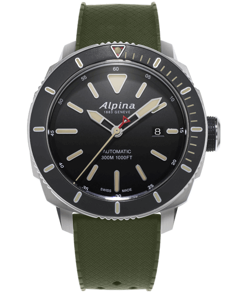ALPINA SEASTRONG DIVER 300 44mm AL-525LGG4V6 Gris