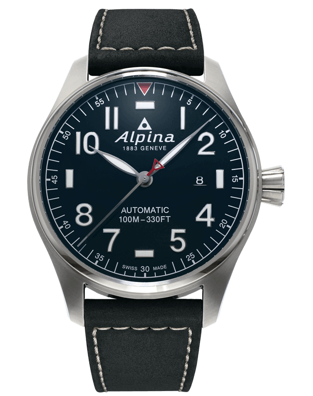 ALPINA STARTIMER PILOT AUTOMATIC 44mm AL-525NN4S6 Black