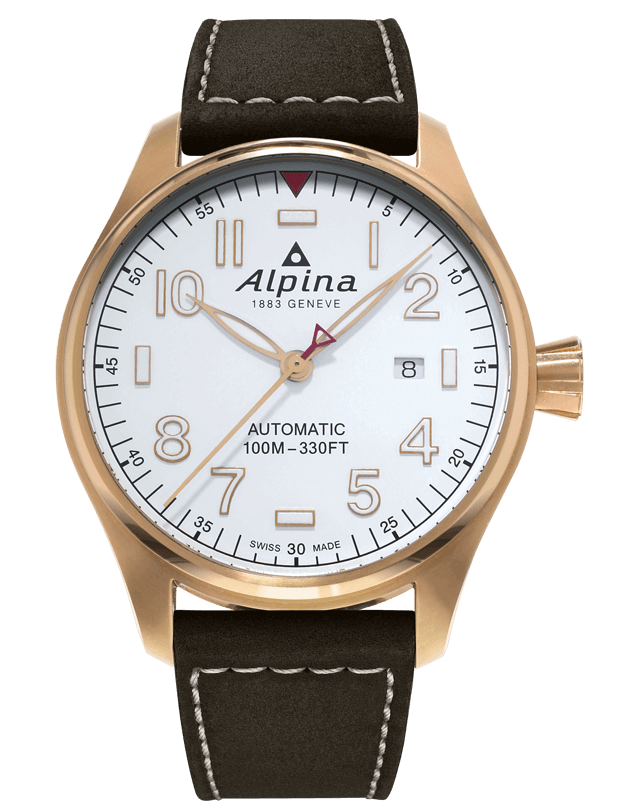 ALPINA STARTIMER PILOT AUTOMATIC 44mm AL-525S4S4 Blanc