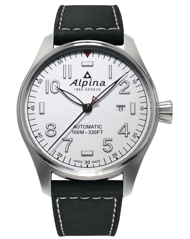 ALPINA STARTIMER PILOT AUTOMATIC 44mm AL-525S4S6 Blanc