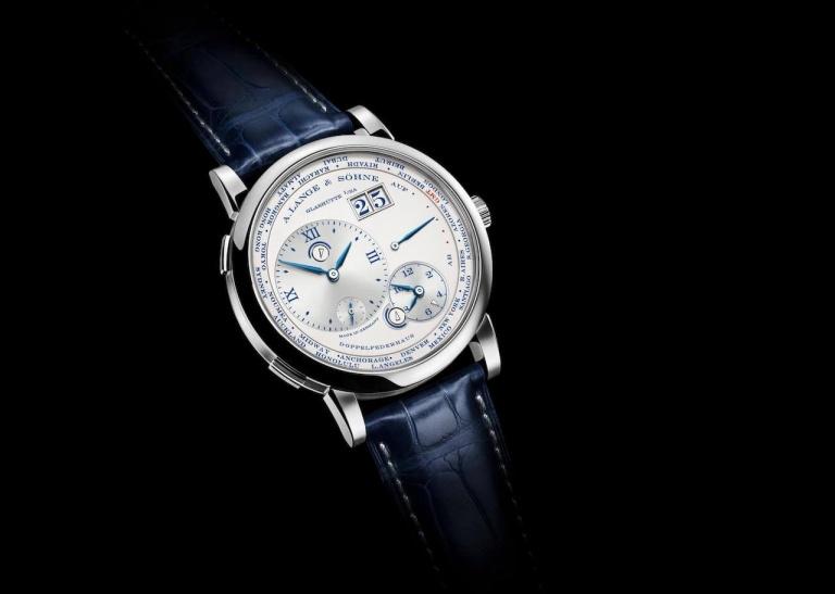 A. LANGE & SOHNE 25th ANNIVERSARY TIME ZONE 41.9mm 116066 Silver