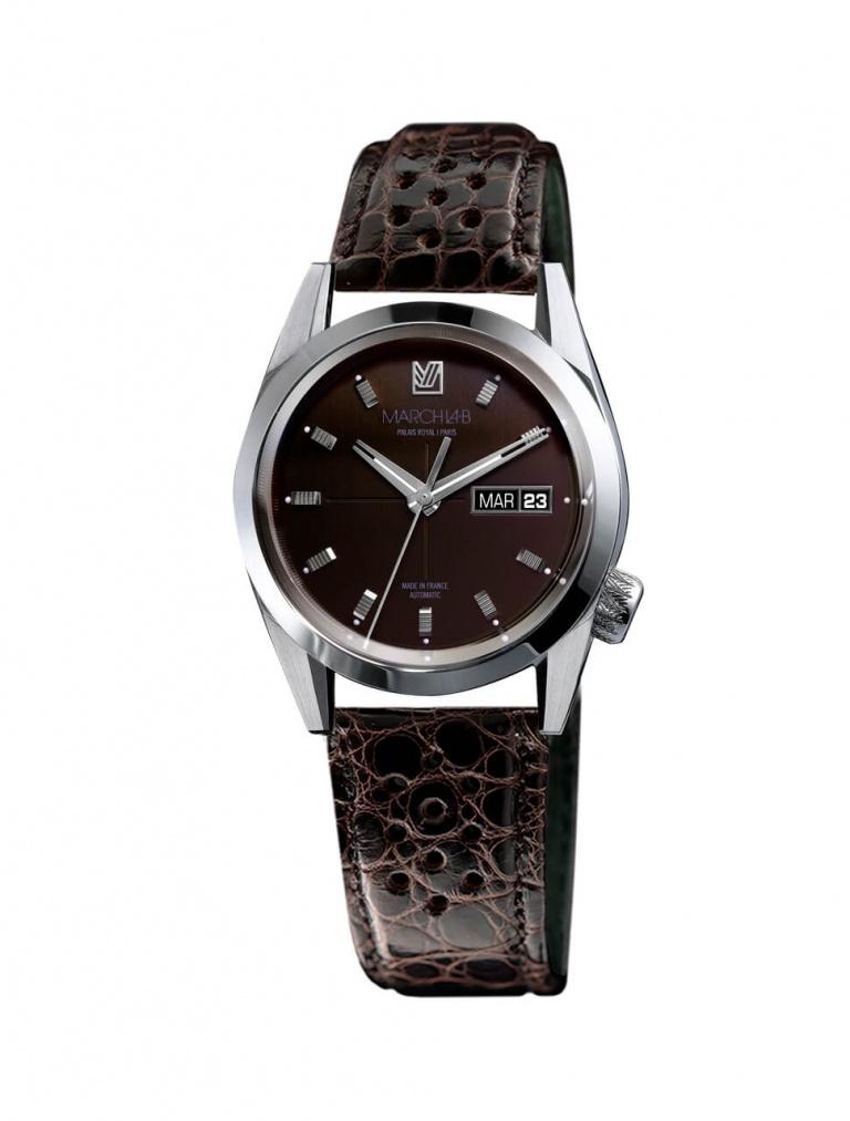 MARCH LAB AM89 AUTOMATIC ROOSEVELT 38mm AM89ARTALL6 Brown