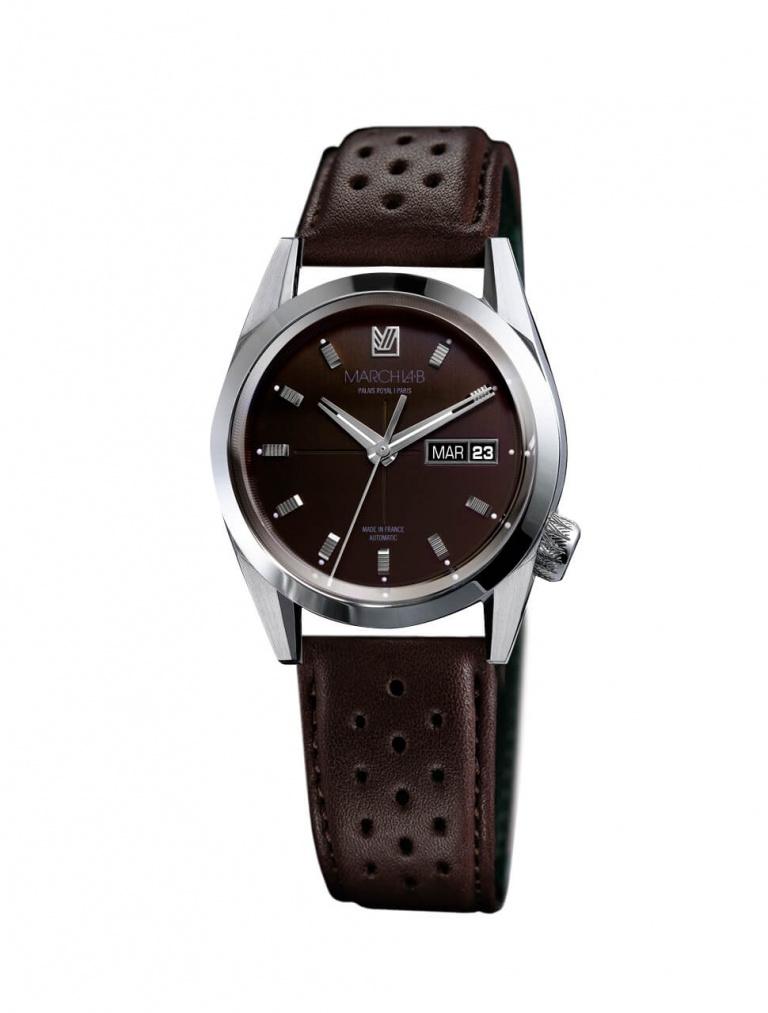 MARCH LAB AM89 AUTOMATIC ROOSEVELT 38mm AM89ARTL7 Brown