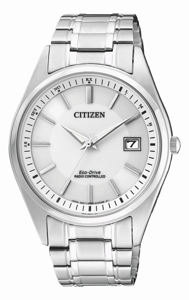 CITIZEN ECO DRIVE RADIO CONTROLLED 39mm AS2050-87A Blanc