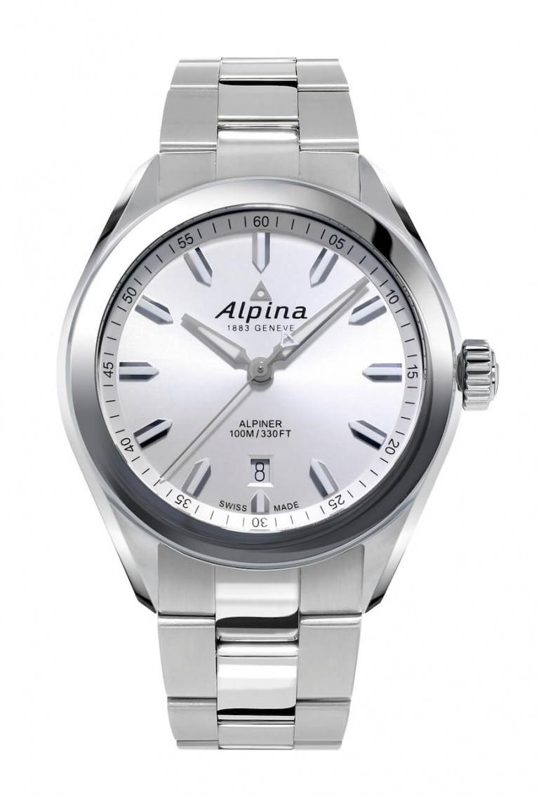ALPINA ALPINER QUARTZ 42mm AL-240SS4E6B Silver