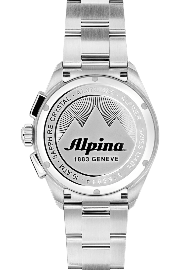 ALPINA ALPINER CHRONOGRAPH QUARTZ 42mm AL-373BB4E6B Black