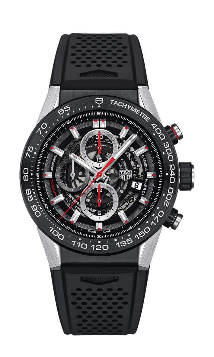 TAG HEUER CARRERA CH-01 45mm CAR2A1Z.FT6044 Skeleton