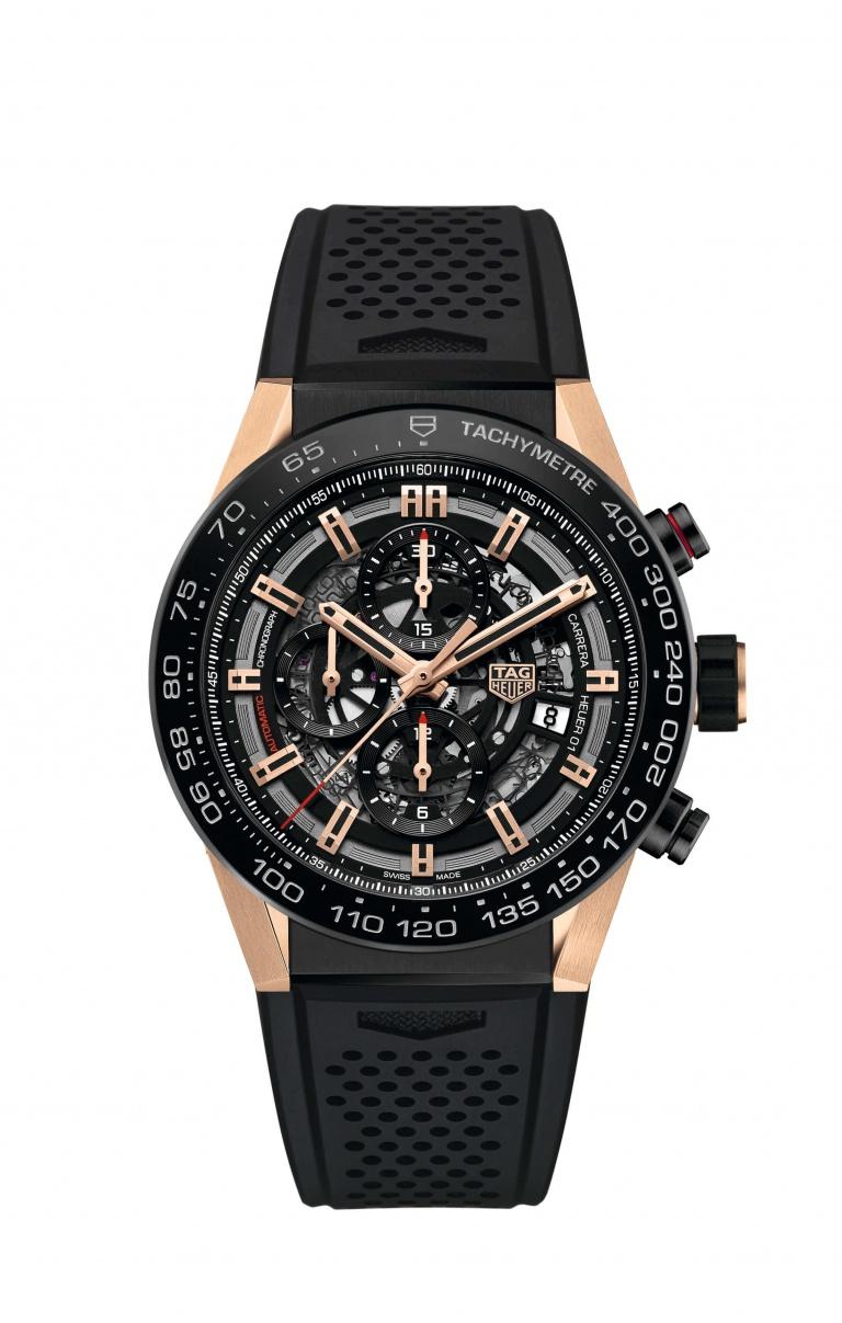 TAG HEUER CARRERA CH-01 45mm CAR2A5A.FT6044 Skeleton